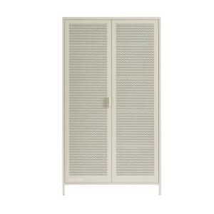 Armoire métal beige sable 2 portes