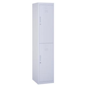 Armoire métallique verrouillable métallique gris