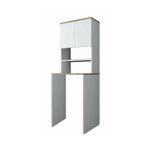 Armoire Multiusage 2 Portes Bois Blanc