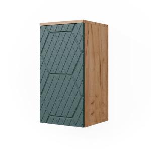 Armoire murale 30x59cm 2 compartiments, salle de bain, Vert