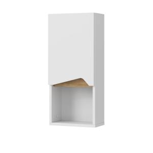 Armoire murale avec porte et compartiment ouvert, Blanc 30…
