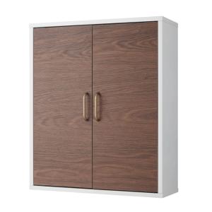 Armoire murale de salle de bain en effet bois blanc