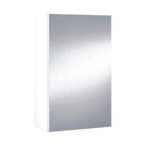 Armoire murale effet bois blanc brillant 74x21h65 cm