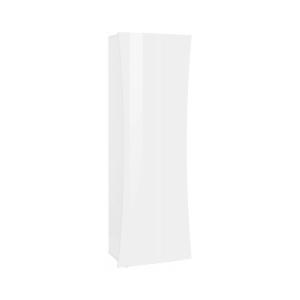 Armoire polyvalente 1 porte effet bois blanc brillant 63x40…
