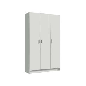 Armoire polyvalente à 2 portes effet bois blanc 109x37h180…