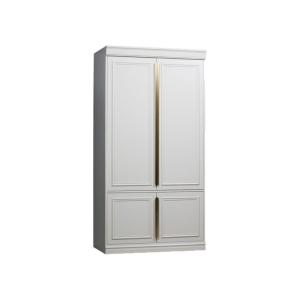 Armoire robuste bois massif finition laiton - BePureHome