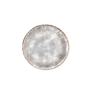 Assiette à pain en Grès Gris texturé