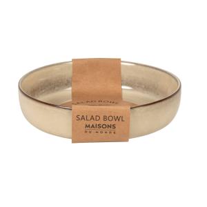 Assiette à salade en céramique vert argile