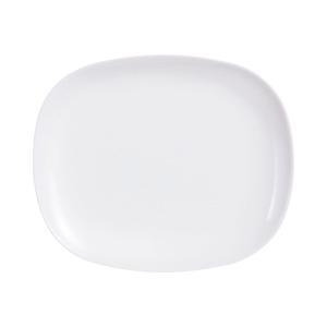 Assiette blanche plate 28.1 x 23.3 cm