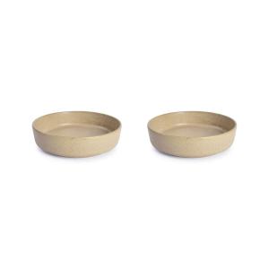 Assiette creuse 16xH4cm beige  - Lot de 2