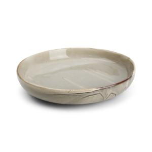 Assiette creuse 22xH4cm concrete  - Lot de 4