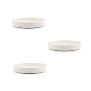 Assiette creuse 24xH4cm blanc  - Lot de 3