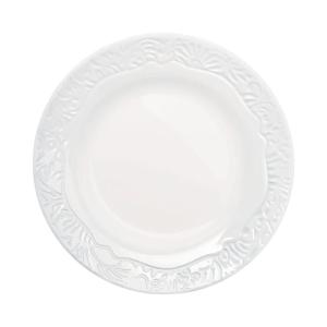 Assiette creuse blanche en opale 22 cm