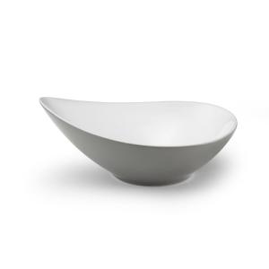 Assiette creuse en Porcelaine Gris