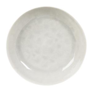 Assiette creuse en porcelaine grise