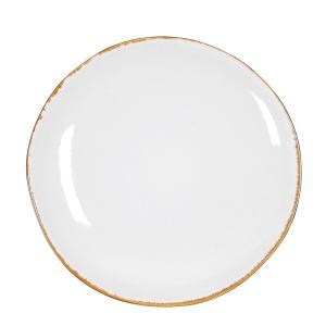 Assiette de diner en céramique blanc D26,5
