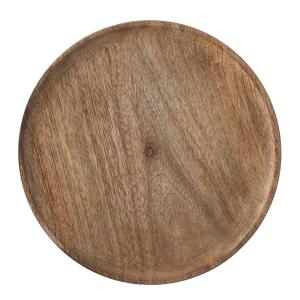 Assiette décorative Brun Bois de manguier H2xl30xL30cm