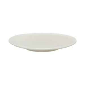 Assiette en porcelaine beige