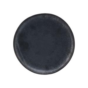 Assiette pion noir/marron