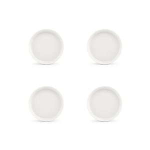 Assiette plate 13,5cm blanc  - Lot de 4