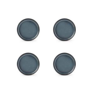 Assiette plate 13,5cm bleu foncé  - Lot de 4