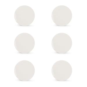 Assiette plate 16cm blanc  - Lot de 6