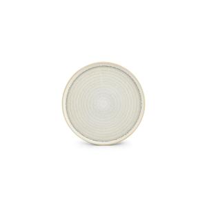 Assiette plate 21,5cm beige  - Lot de 4