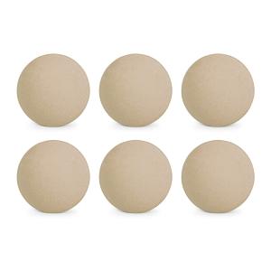 Assiette plate 21cm beige  - Lot de 6