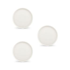 Assiette plate 27,5cm blanc  - Lot de 3