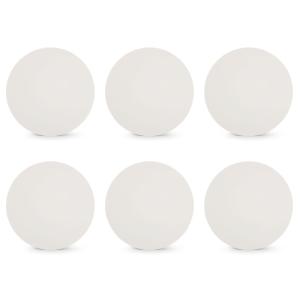 Assiette plate 27cm blanc  - Lot de 6