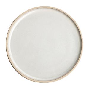 Assiette plate bord droit 250 mm   6 coloris   lot de 6…