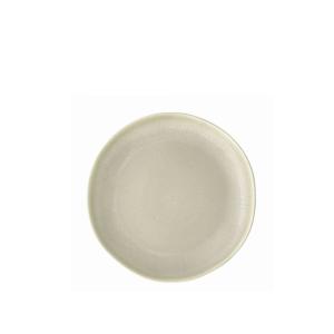 Assiette plate en grès beige doux  20 cm