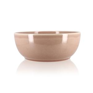 Assiette poké bowl en grès rose 18cm