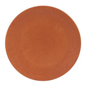 Assiette   terra 31 cm en grès  orange