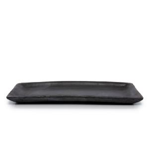 Assiette Terre cuite Noir 25x12x2cm