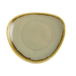 Assiette triangulaire couleur mousse   165 mm   lot de 6