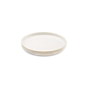 Assiettes cocktail en Grès Beige