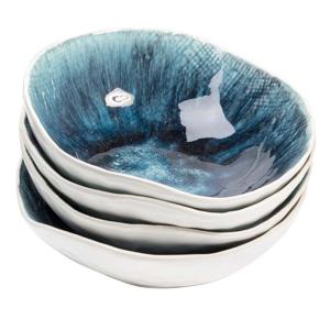 Assiettes creuses Mustique 17cm set de 4 Kare Design