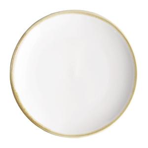 Assiettes plates rondes couleur craie 178mm   lot de 6