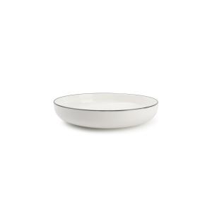 Assiettte creuse 21,5xH4cm blanc  - Lot de 4