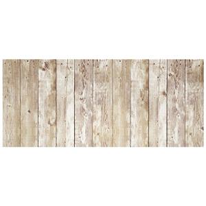 Autocollant mural tête de lit planches de bois 155x68cm
