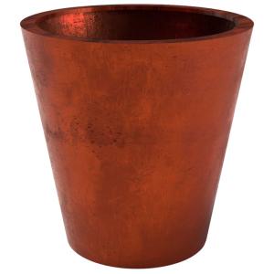 Bac à fleurs en acier cuivre 79 x 79 cm 350L
