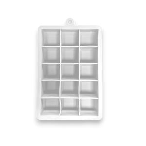 Bac à glaçons en silicone  20x12cm Blanc