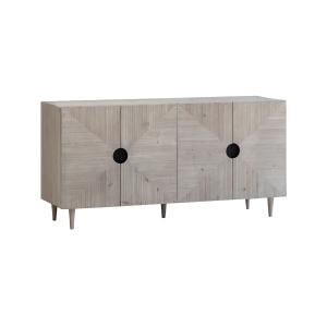 Bahut 4 portes en pin recyclé