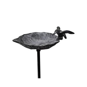 Bain d'oiseau en fonte grise 15 x 100 cm