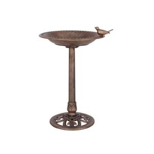 Bain d'oiseaux disque en pp 50 cm de diamètre couleur bronz…