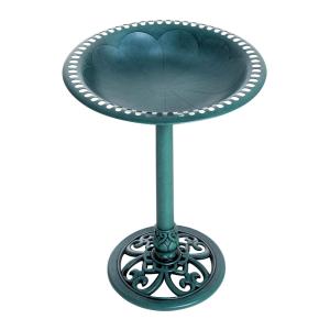 Bain d'oiseaux plateau diamètre 50cm métal verdigris