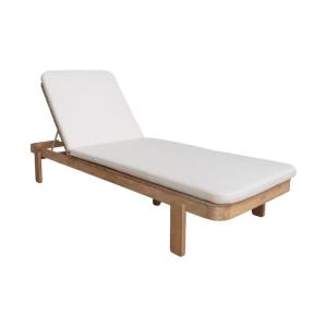 Bain de soleil bois d'acacia multi positions naturel