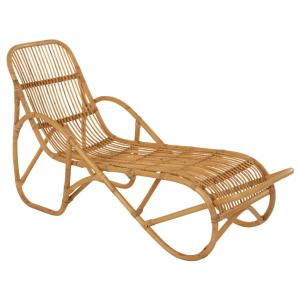 Bain de soleil en rotin naturel 60 x 174