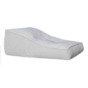 Bain de soleil extérieur déhoussable en tissu effet lin